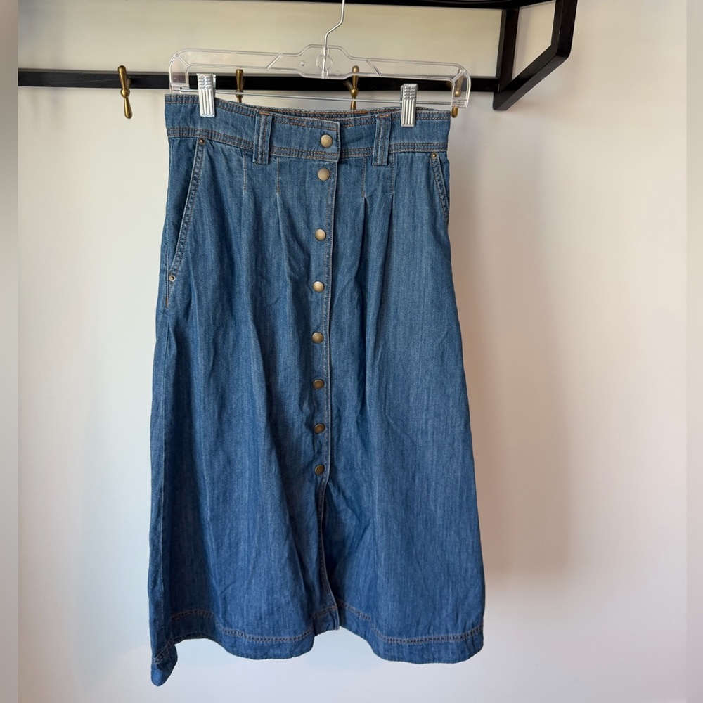 Sézane Denim Skirt